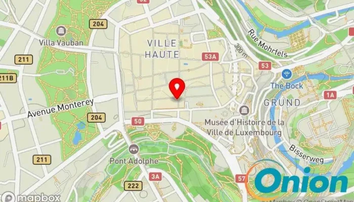 Kaart vun Munchies Burger Burgerrestaurant zu Luxemburg
