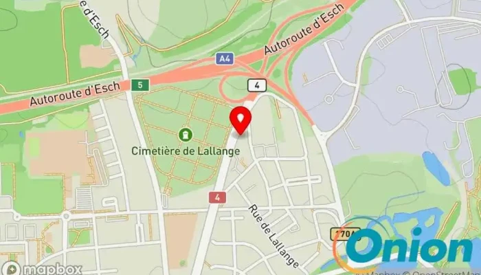 Kaart vun Myjobest Zeitarbeitsagentur, Arbeitsvermittlung, Personalberatung, Bildungszentrum zu Esch an der Alzette