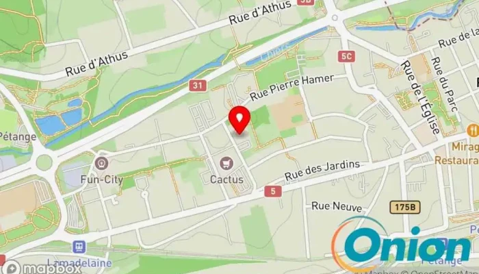Kaart vun New Gen Informatique Sàrl Computerservice zu Pétange