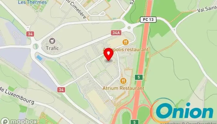 Kaart vun NSI Luxembourg PSF Computersupport und -dienste, IT-Berater zu Bertrange