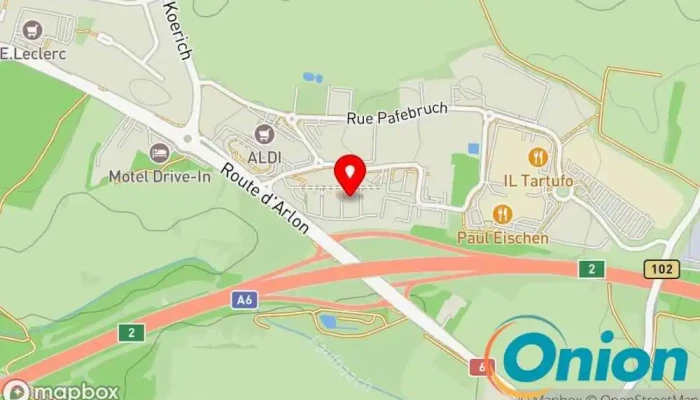Kaart vun NTT Luxembourg PSF IT-Berater zu Mamer