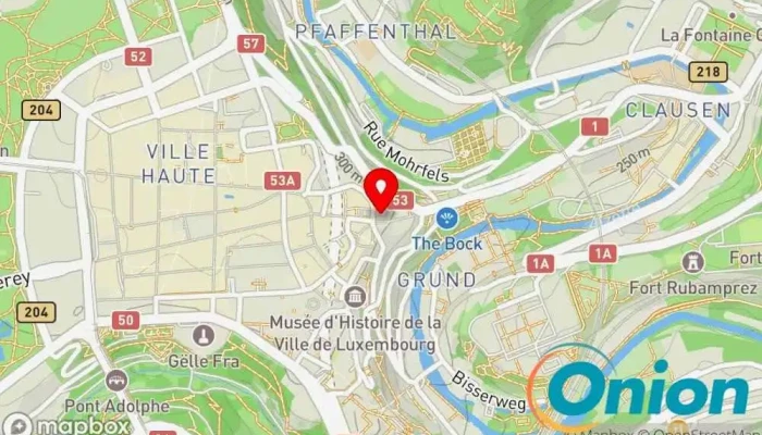 Kaart vun OCI informatique Computersupport und -dienste, IT-Berater, Computersicherheitsdienst zu Luxemburg