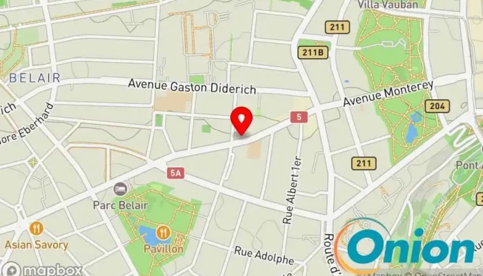 Kaart vun Oncxigen Pharmaceuticals SA SA Rechtsanwalt, Apotheke zu Luxemburg