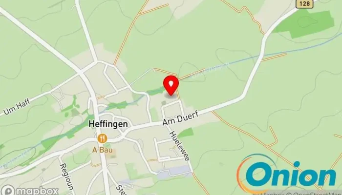 Kaart vun OneTools Project Luxembourg s.à r.l. Computersupport und -dienste, IT-Berater, Softwarehändler, Berater, Dienstleister im Bereich technisches Zeichnen zu Heffingen