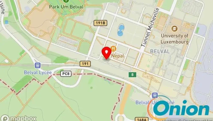 Kaart vun Orsys Formation Luxembourg Bildungszentrum, Weiterbildungszentrum, Schulungscenter für Fernunterricht zu Esch an der Alzette