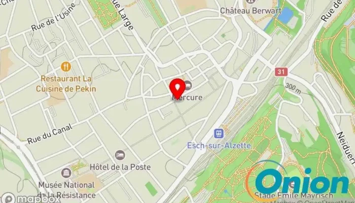 Kaart vun Pause Douceur Chez Roberta Fast-Food-Restaurant, Lebensmittelanbieter, Portugiesisches Restaurant zu Esch an der Alzette
