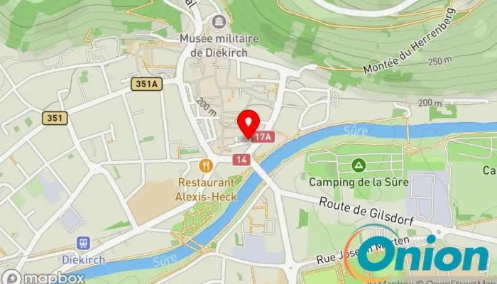 Kaart vun Peinture Werthessen Sàrl Maler, Bauunternehmen, Farbenfachgeschäft, Betrieb für Fassadenverkleidungen zu Diekirch
