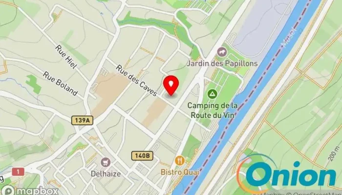 Kaart vun Pettinger (Ets) Sarl Fensteranbieter zu Grevenmacher