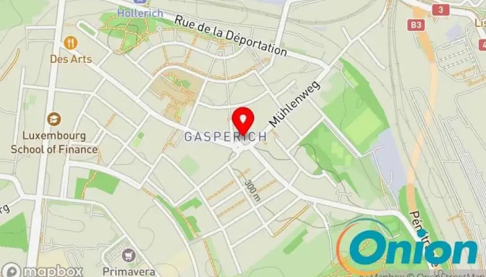 Kaart vun Pharmacie de Gasperich Apotheke zu Luxemburg
