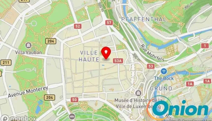 Kaart vun Pharmacie Goedert Apotheke zu Luxemburg