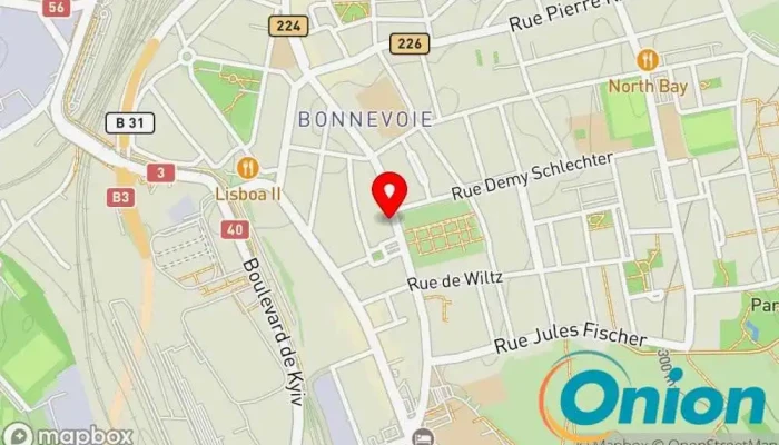 Kaart vun Pharmacie TILIA Bonnevoie Apotheke zu Luxemburg