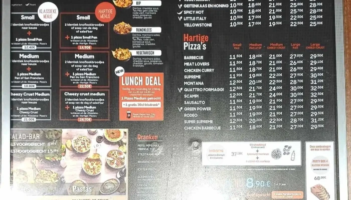 Pizza Hut -  Speisekarte - Winseler