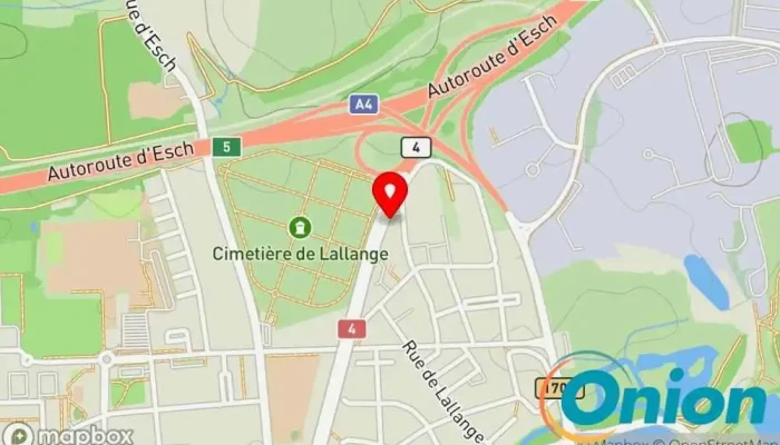 Kaart vun PK Home Concept Bauunternehmen, Abrissunternehmen, Erdbauunternehmen zu Esch an der Alzette