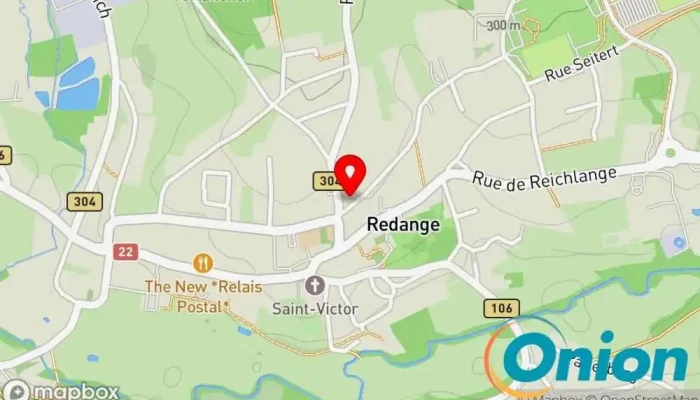 Kaart vun Police Lëtzebuerg Landespolizei zu Redingen