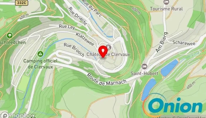 Kaart vun Ponts Et Chaussees - Service Regional Behörde zu Clerf