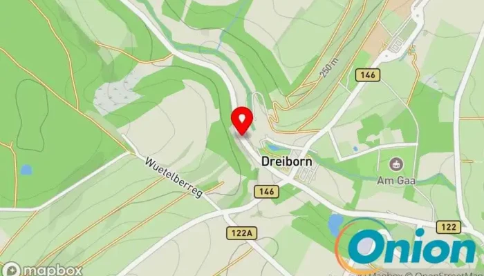 Kaart vun Pool De Dreiborn Öffentliches Schwimmbad, Schwimmschule zu Wormeldingen