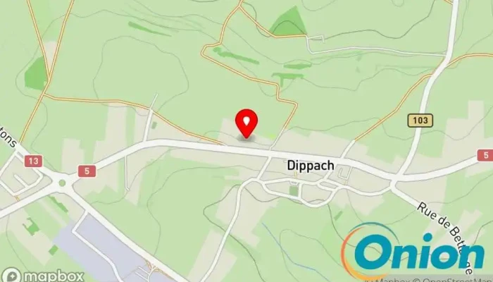Kaart vun Poseplus S.à r.l. Bauunternehmen zu Dippach