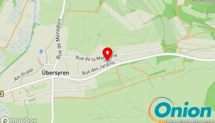 Kaart vun Pro-jardin S.à r.l. Gartenbauer zu Schüttringen