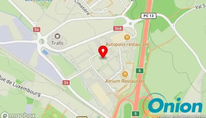 Kaart vun PRONETT NETTOYAGE Hausmeisterservice, Fensterreinigungsdienst zu Bertrange