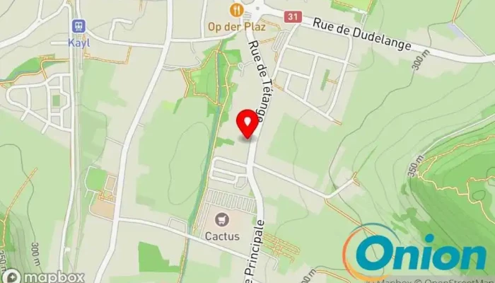 Kaart vun R + F Menuiserie Sàrl Möbelgeschäft zu Kayl