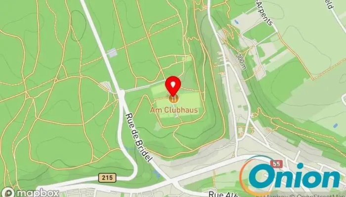Kaart vun Restaurant Am Clubhaus op der Spora - Bridel Restaurant, Sushi-Restaurant zu Luxemburg