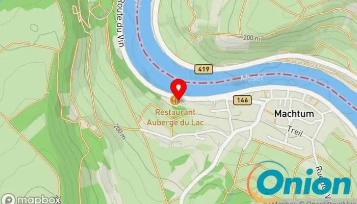 Kaart vun Restaurant Auberge du Lac, Machtum Restaurant zu Wormeldingen