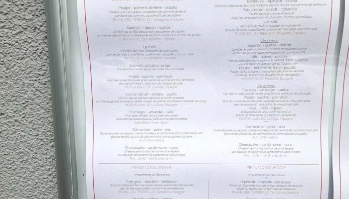 Restaurant Bosque Fevi Speisekarte - Esch An Der Alzette
