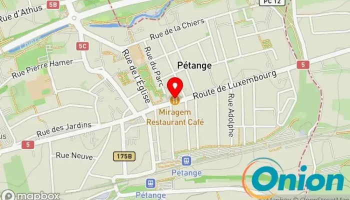 Kaart vun Restaurant Miragem Restaurant zu Pétange