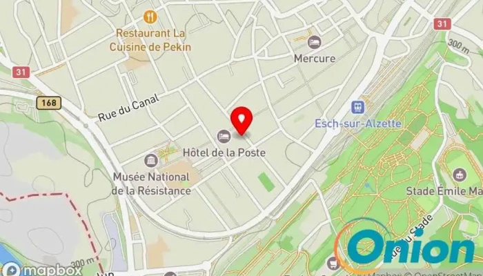 Kaart vun Restaurant Postkutsch Französisches Restaurant mit Haute Cuisine zu Esch an der Alzette