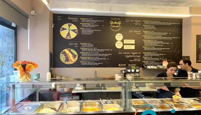 Restaurant Tehran -  Speisekarte - Luxemburg