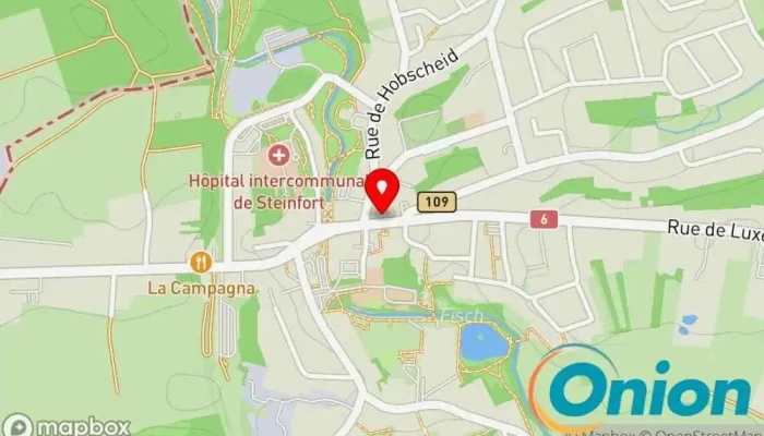 Kaart vun Resto Snack O‘Zaza Türkisches Restaurant, Fast-Food-Restaurant zu Steinfort