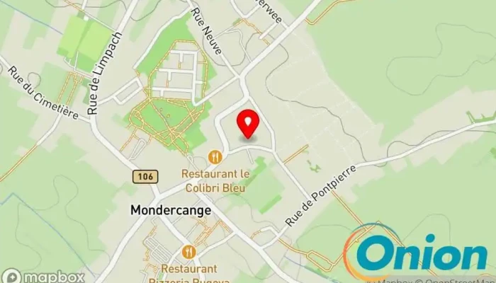 Kaart vun Richarts Tom - Menuiserie Intérieure et Extérieure Sàrl Bautischlerei zu Monnerich