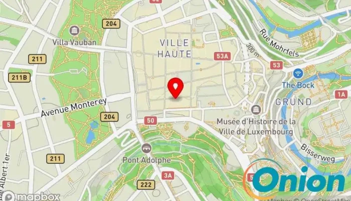 Kaart vun RICO RESTAURANT Meeresfrüchte-Restaurant zu Luxemburg