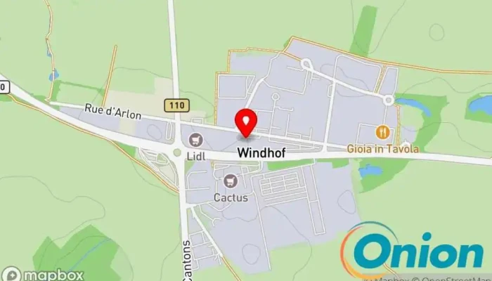 Kaart vun Rohatec Sàrl Jalousiengeschäft, Elektriker, Garagentoranbieter zu Koerich
