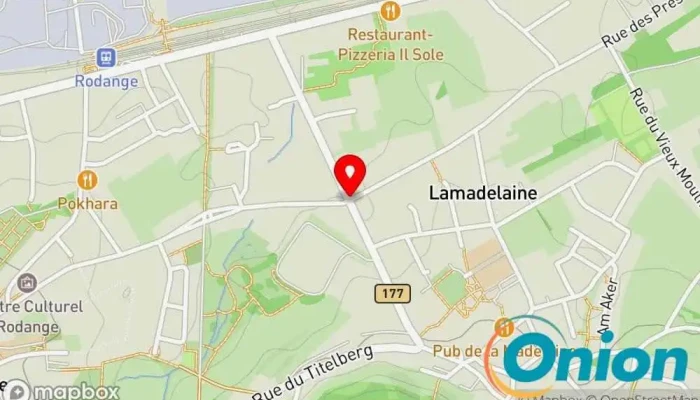 Kaart vun Rollingen  zu Petingen