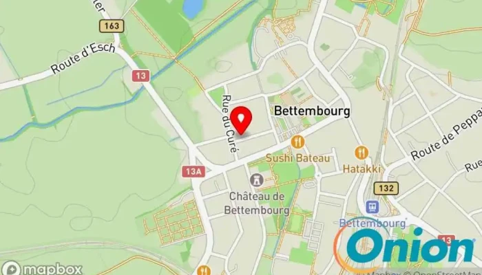 Kaart vun S.A. Construction Sàrl Auftragnehmer zu Bettembourg