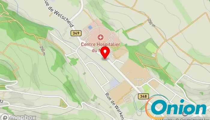 Kaart vun SAT - Service d'Accompagnement Tutelaire Asbl Gemeinnützige Einrichtung zu Ettelbruck