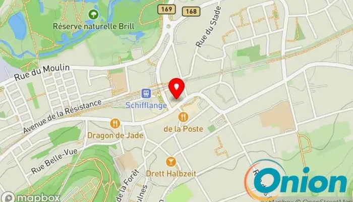 Kaart vun Schëfflenger Jugendhaus Jugendzentrum zu Schifflingen