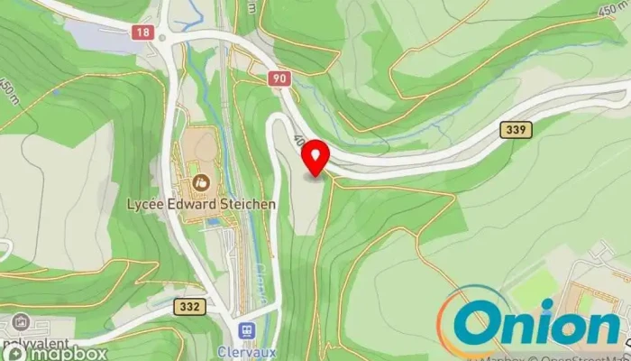 Kaart vun Schreinerei Schmitz Jean-Marie Baustoffhandel zu Clerf