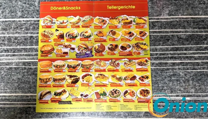Snack Kebab Grill Istanbul -  Speisekarte - Echternach
