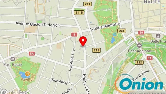 Kaart vun Société Luxembourgeoise de Peinture et Fils Sàrl Farbenfachgeschäft, Maler, Betrieb für Fassadenverkleidungen zu Luxemburg