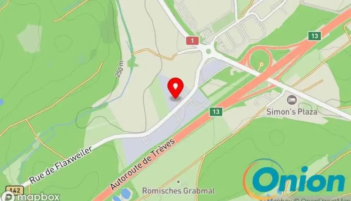 Kaart vun Steffen Holzbau s.a. Bauunternehmen, Zimmermann zu Grevenmacher