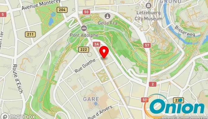 Kaart vun Sub7 Security Computersupport und -dienste zu Luxemburg