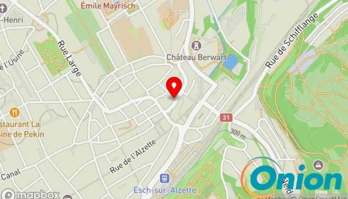 Kaart vun Sudstroum S.àr.l & Co S.e.c.s. Stromversorgungsunternehmen zu Esch an der Alzette