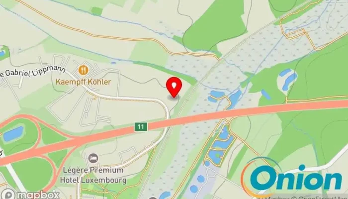 Kaart vun T-Systems Luxembourg S.A. Unternehmen, IT-Berater, Computer, Internetanbieter, Telekommunikationsanbieter zu Schüttringen