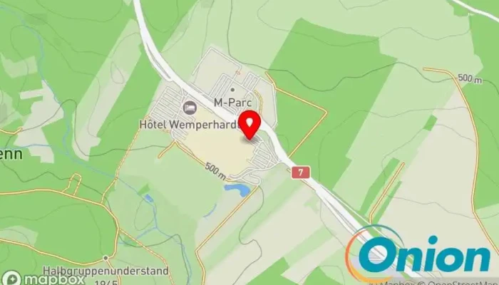 Kaart vun Textilreinigung Edelweiss Wäscherei, Reinigungsdienst, Lederreinigungsdienst, Polstergeschäft zu Weiswampach