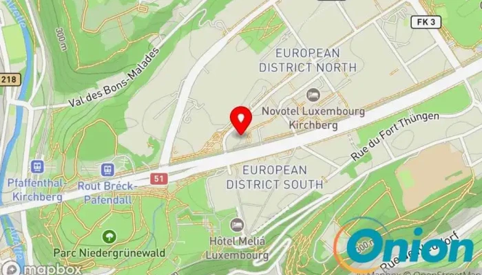 Kaart vun Thanh's Vietnamesisches Restaurant, Asiatisches Restaurant zu Luxemburg
