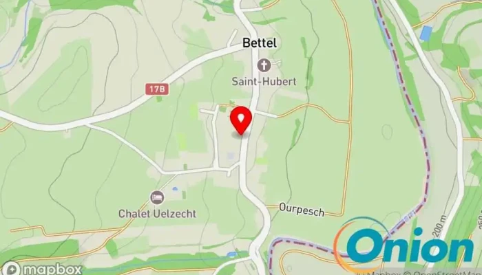 Kaart vun Thiex Léo & Cie Sàrl Treppenbauunternehmen zu Tandel