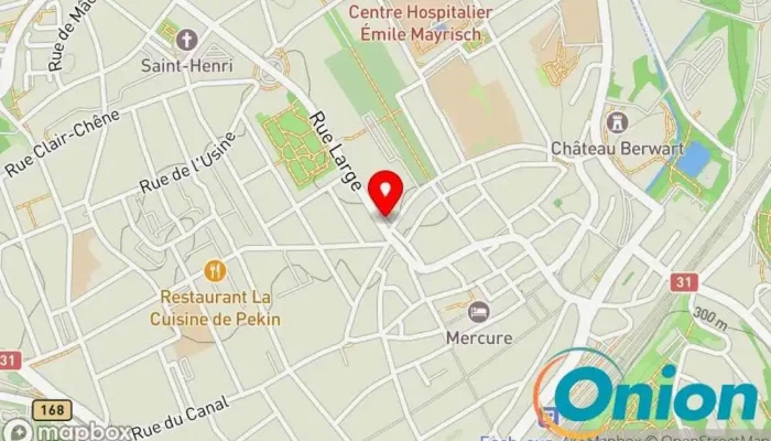 Kaart vun Tide Chez Toi Restaurant zu Esch an der Alzette
