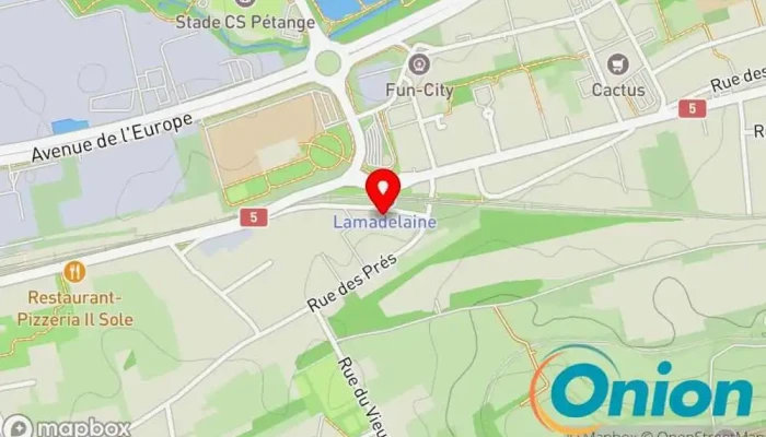 Kaart vun Top Clean Hausmeisterservice, Reinigungsdienst zu Petingen